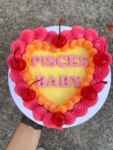 Load image into Gallery viewer, Vintage Love Heart Cake