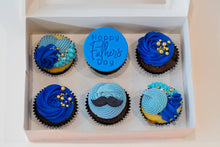 Load image into Gallery viewer, Father&#39;s Day 6 Pack Cupcakes
