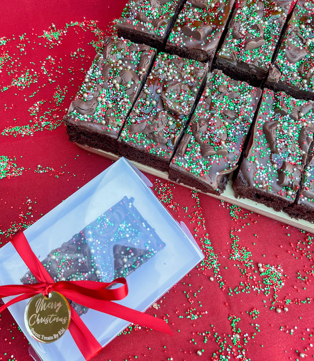 Single Christmas Brownie