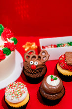 Load image into Gallery viewer, 4 Pack Christmas Cupcakes
