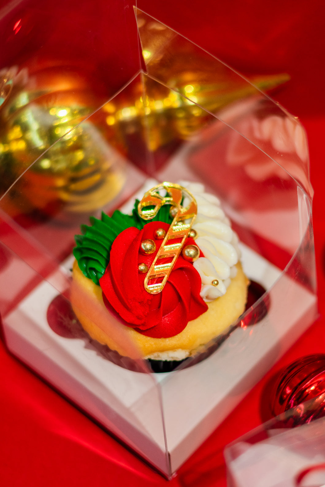 Vegan Single Boxed Christmas Cupcake