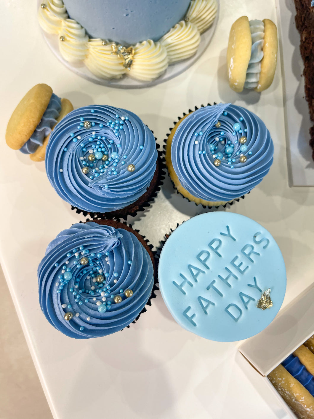 Father's Day 4 Pack Cupcakes